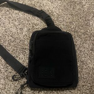BEIS Black Sling Bag